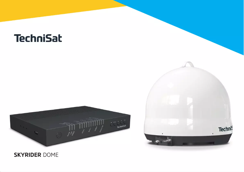 Page n°1 - Manuel utilisateur TechniSat Skyrider Dome