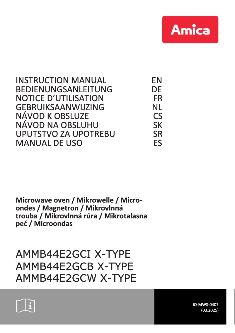Image de la première page du manuel de l'appareil X-Type AMMB44E2GCB