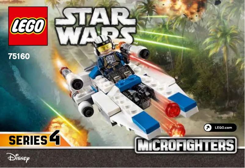 Page 1 de la notice Manuel utilisateur Lego Star Wars Microfighters 75160