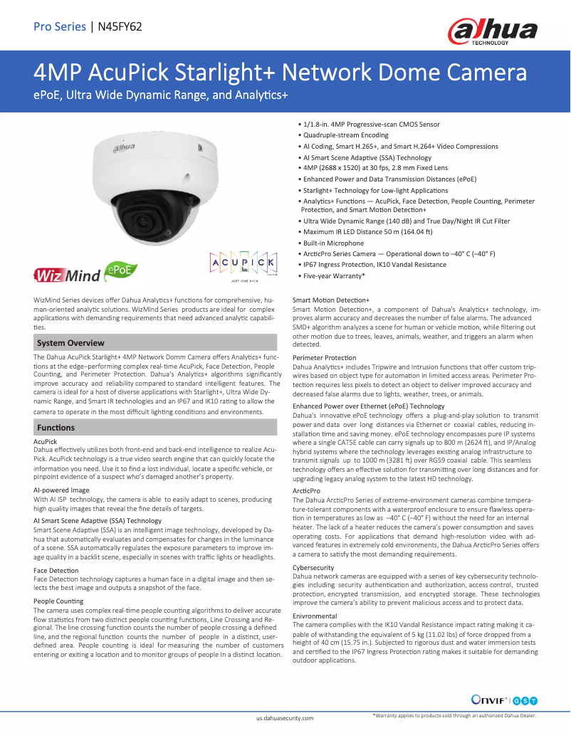 Image de la première page du manuel de l'appareil N45FY62