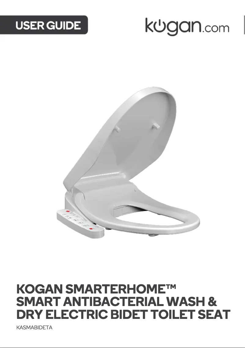 Image de la première page du manuel de l'appareil KASMABIDETA