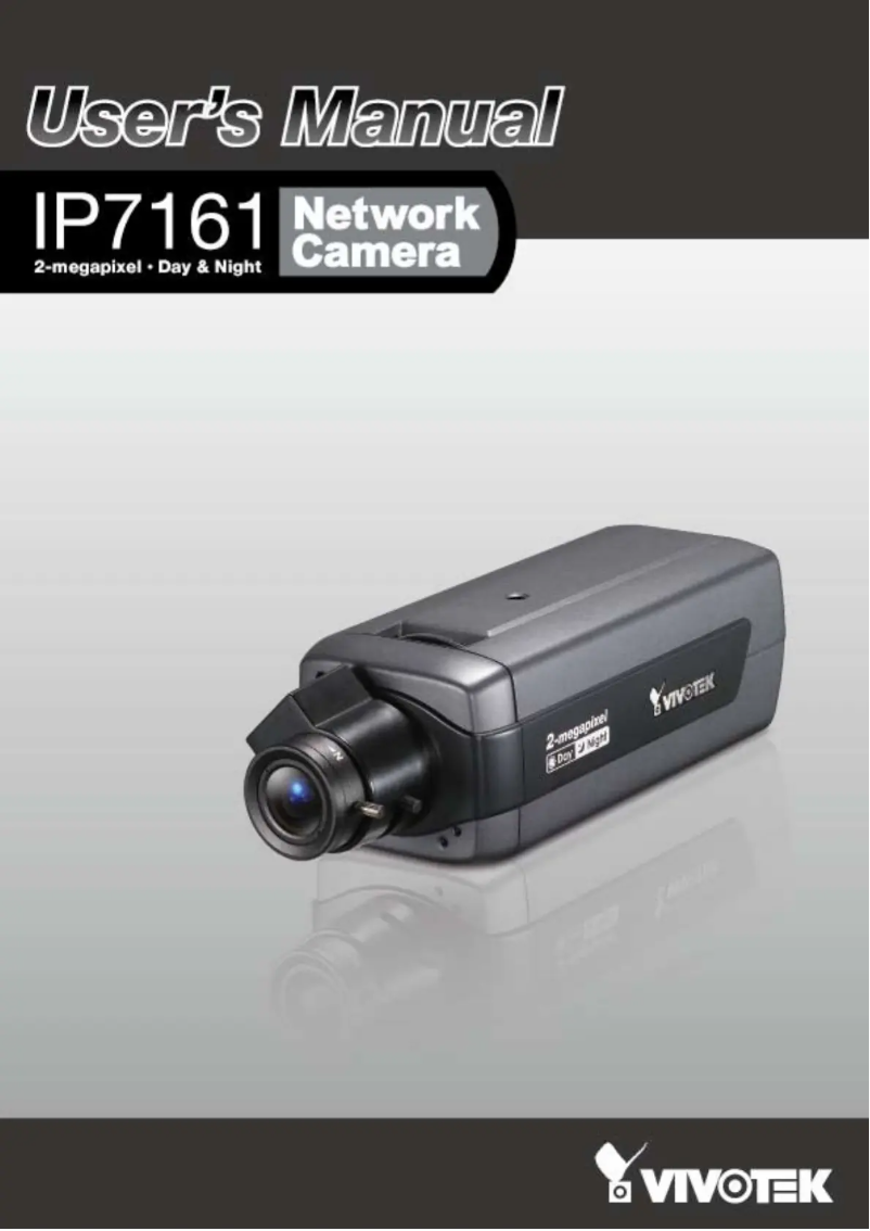 Image de la première page du manuel de l'appareil IP7161