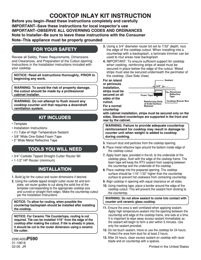 Page 1 de la notice Manuel utilisateur GE JXFLM2TW