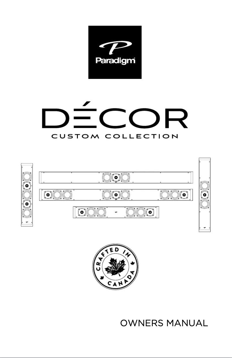 Image de la première page du manuel de l'appareil Décor 1SC