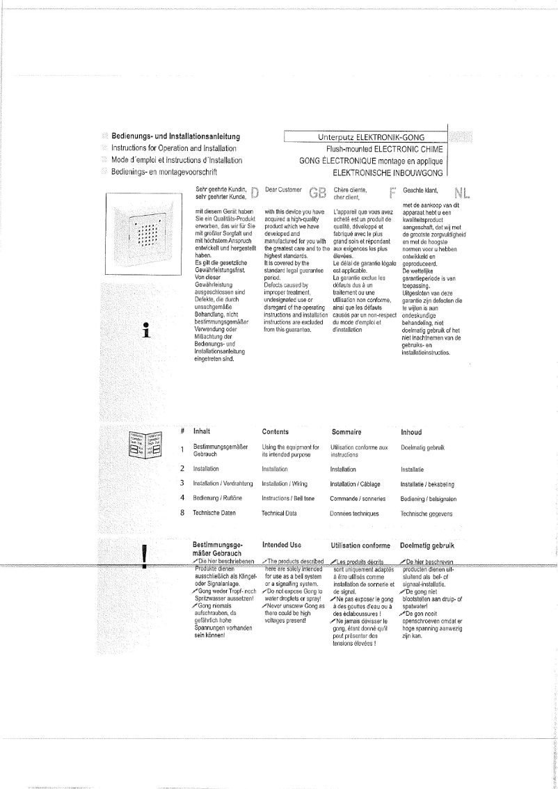 Image de la première page du manuel de l'appareil 70561
