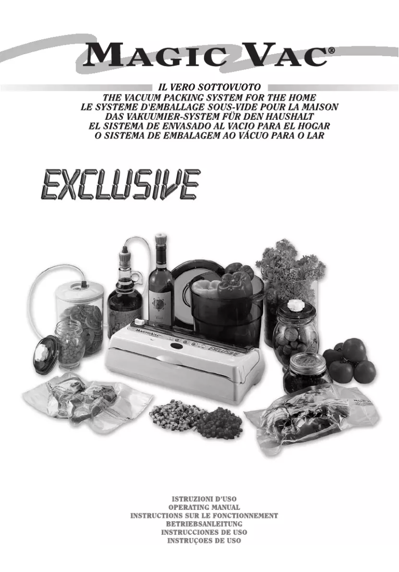 Image de la première page du manuel de l'appareil Exclusive