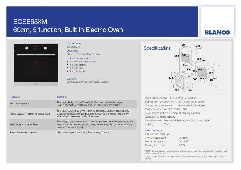 Image de la première page du manuel de l'appareil BOSE65XM