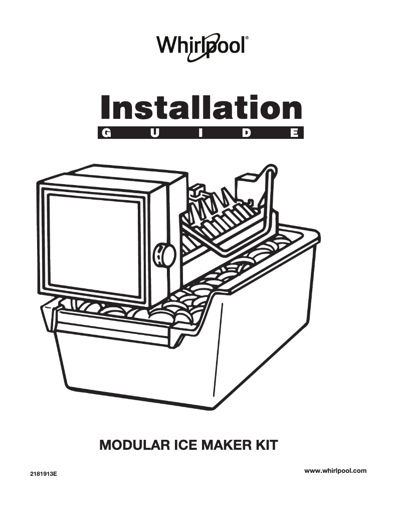 Page n°1 - Guide d'installation Maytag MRT118FFFZ