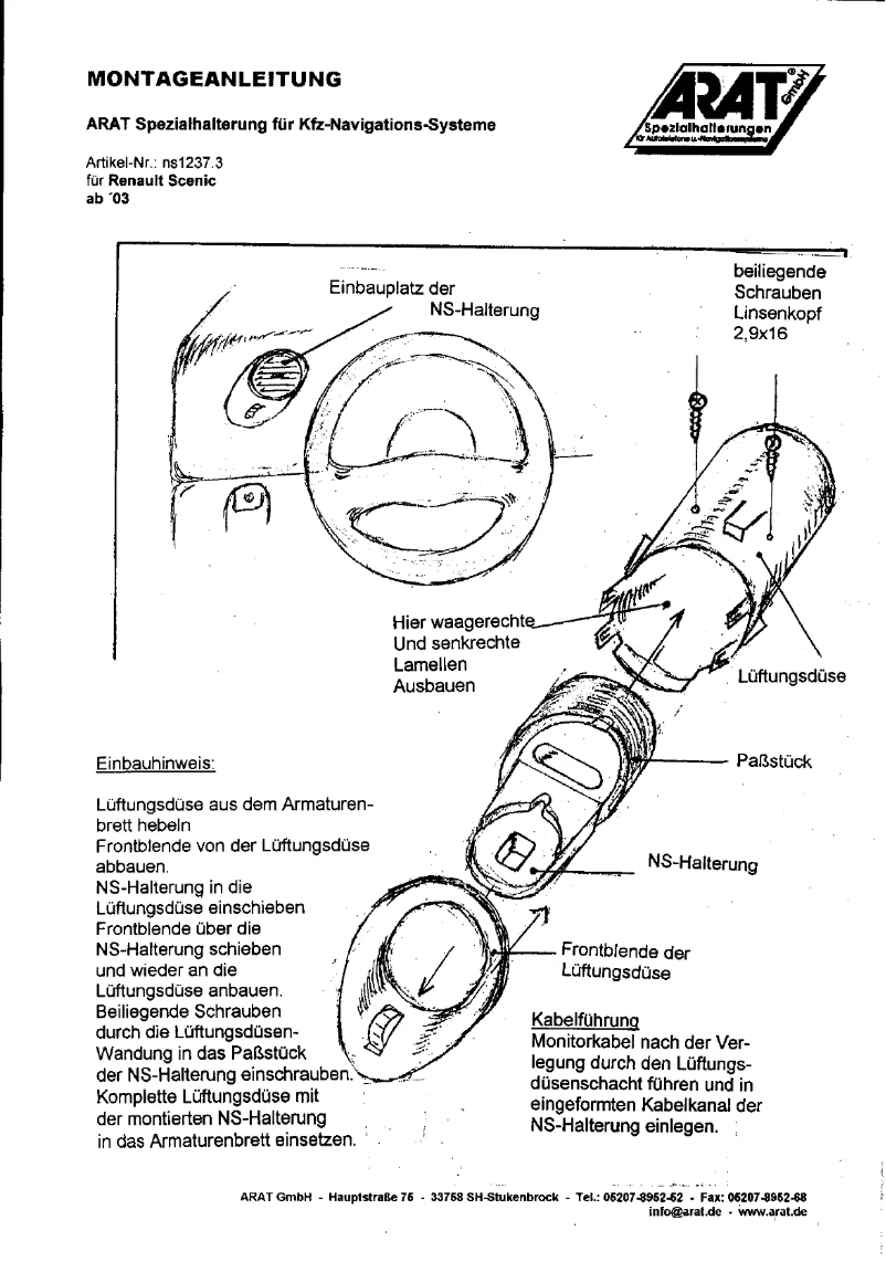 Image de la première page du manuel de l'appareil NS1237.3