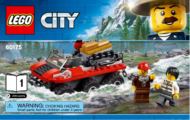 Page 1 de la notice Manuel utilisateur Lego City 60175