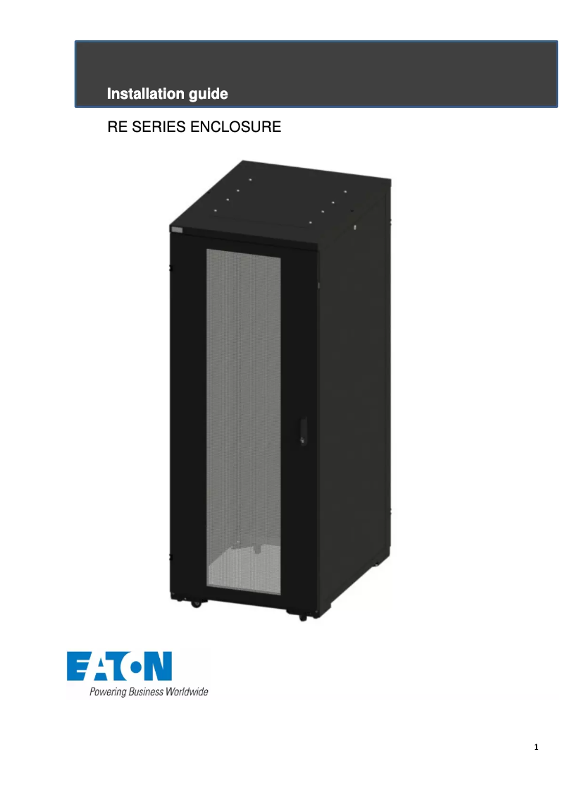 Page 1 of the manual User Manual Eaton ETN-GD428BAS