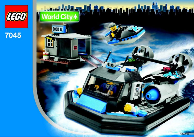 Page 1 de la notice Manuel utilisateur Lego Hovercraft Hideout