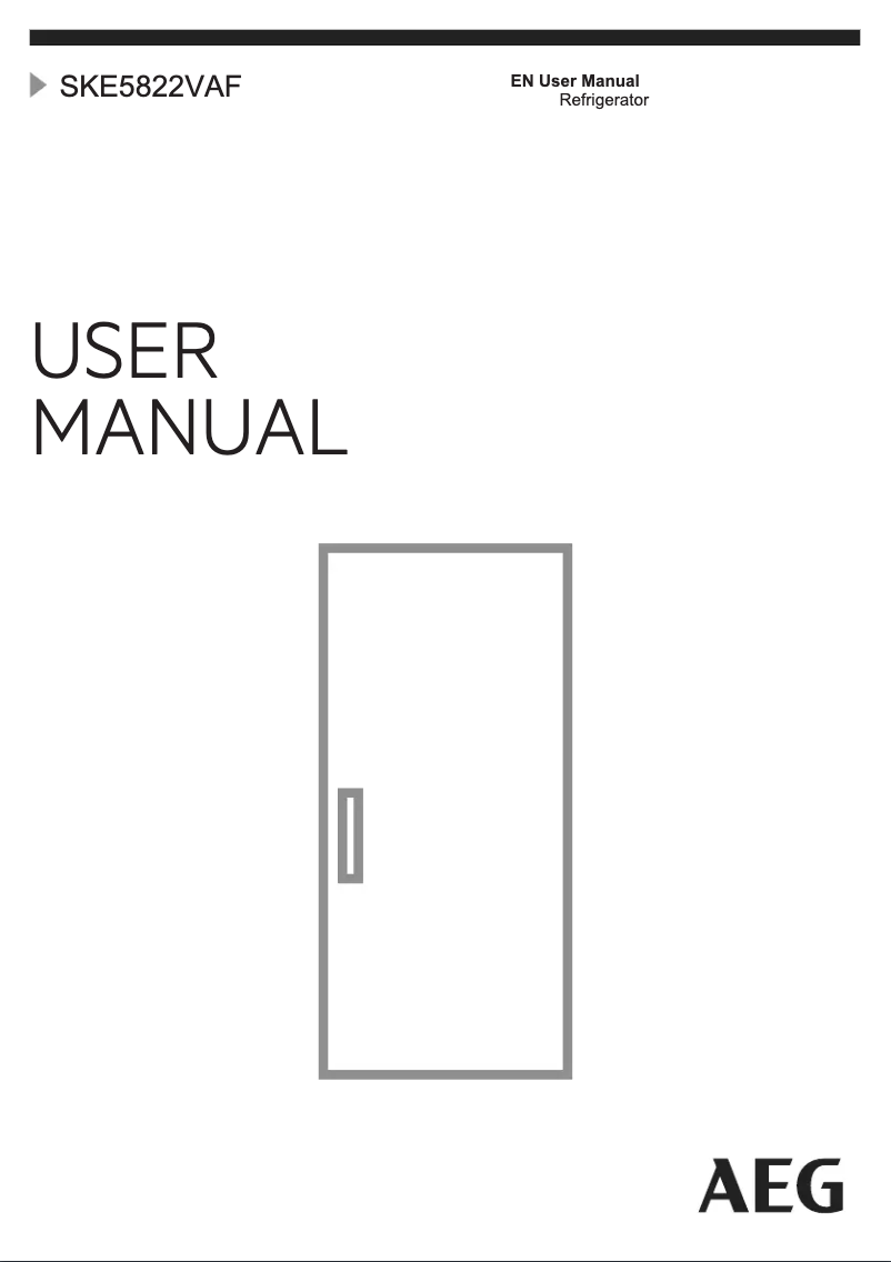 Page n°1 - Manuel utilisateur AEG SKE5822VAF