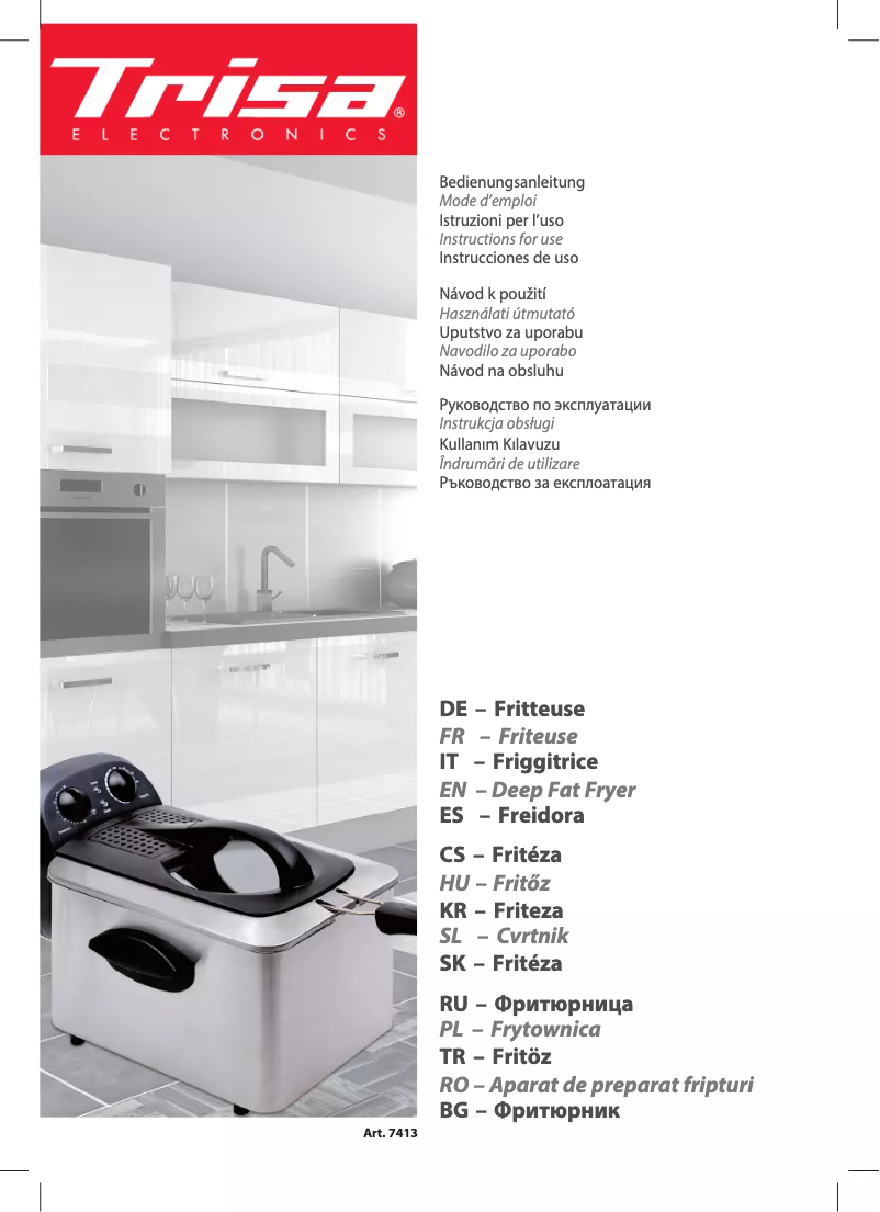 Page 1 de la notice Manuel utilisateur Trisa Fry Master