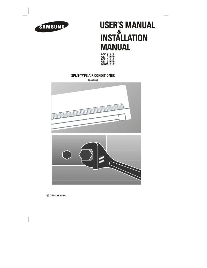 Page n°1 - Manuel utilisateur Samsung AS18NB