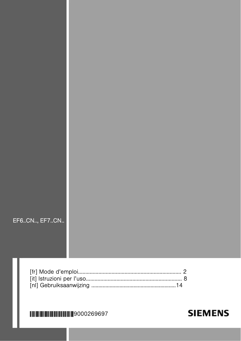 Image de la première page du manuel de l'appareil EF645CN11D