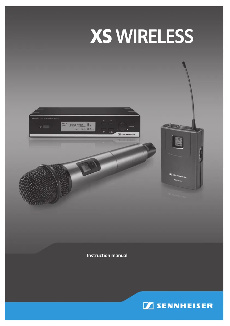 Page 1 de la notice Manuel utilisateur Sennheiser XSW 35