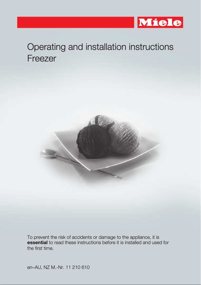 Image de la première page du manuel de l'appareil FN 28262 WS