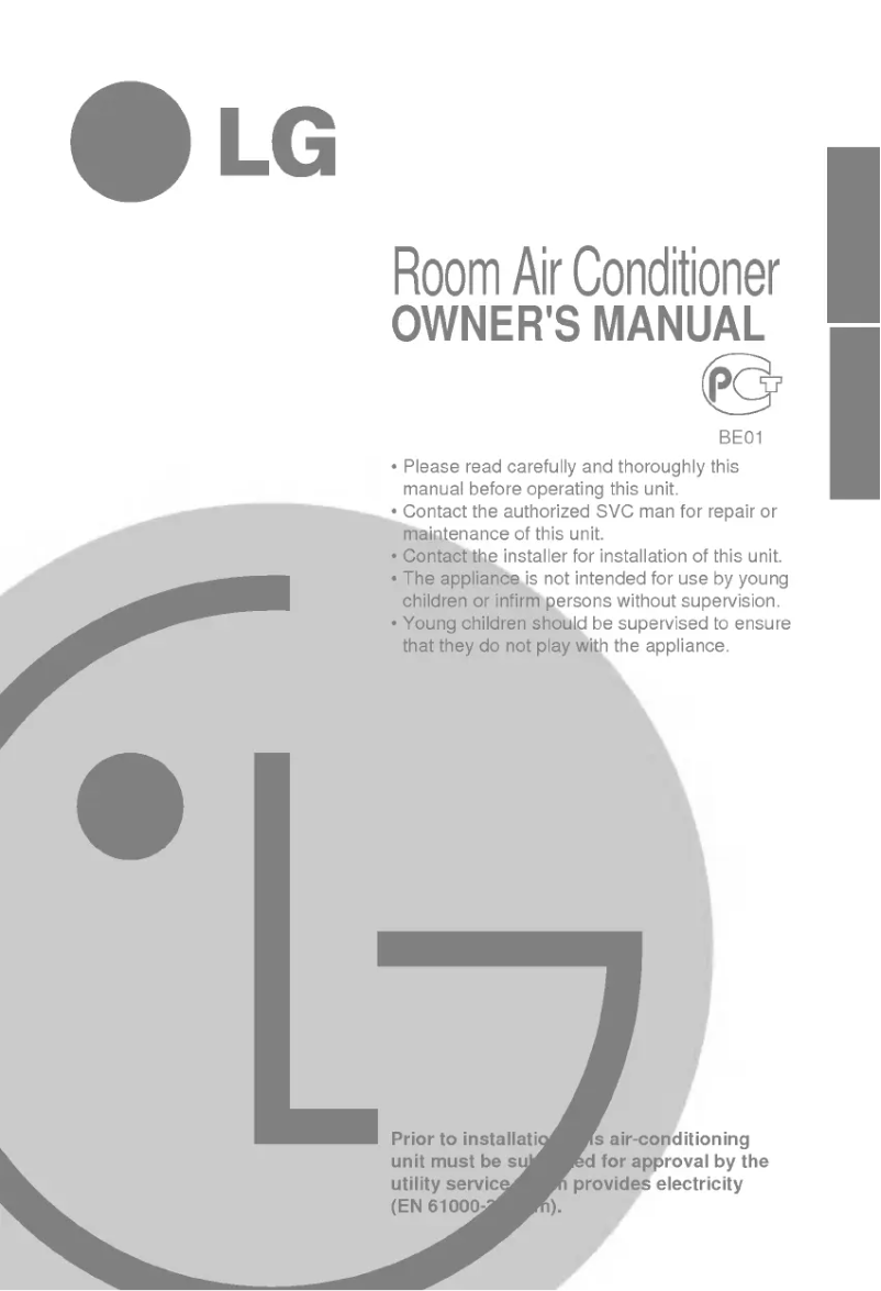 Page 1 de la notice Manuel utilisateur LG LSUT246EEL