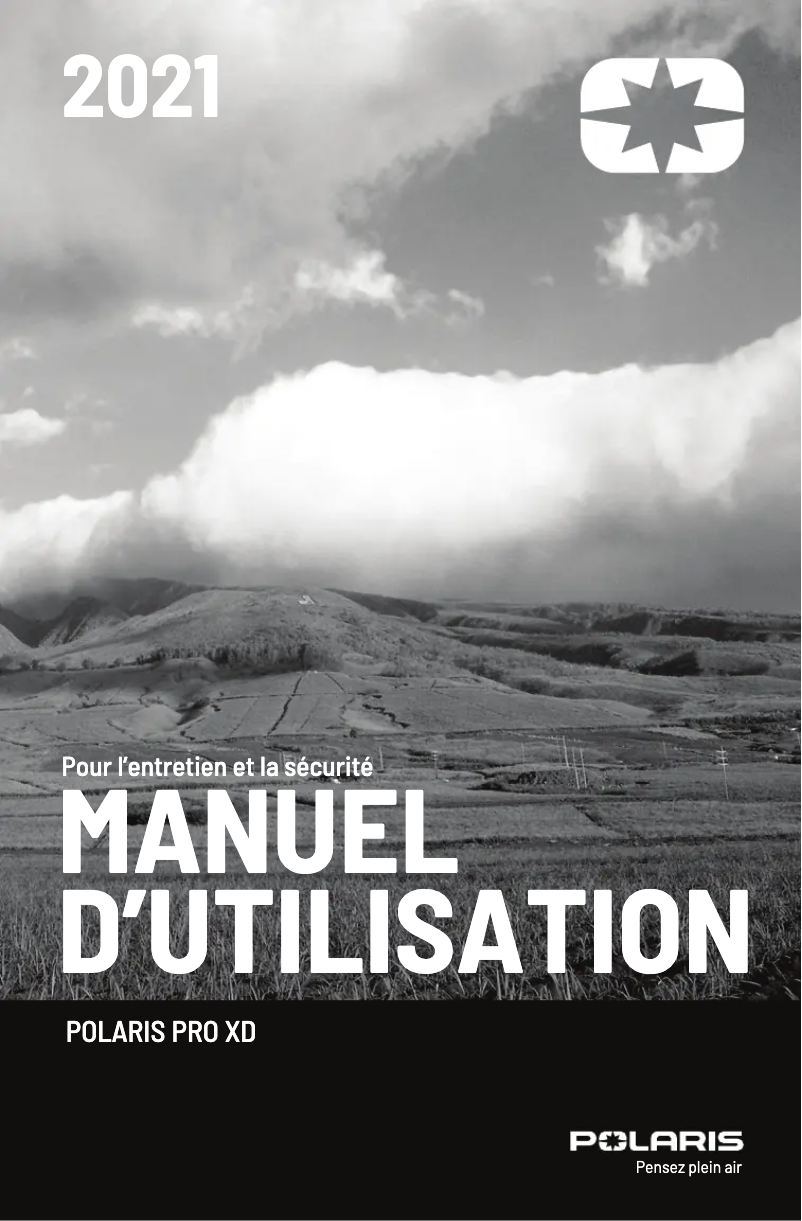 Image de la première page du manuel de l'appareil Pro XD 4000D AWD (2021)