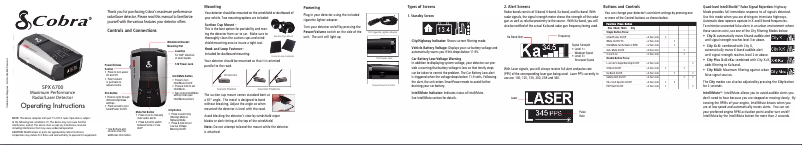 Página 1 del manual Manual de usuario Cobra SPX 6700