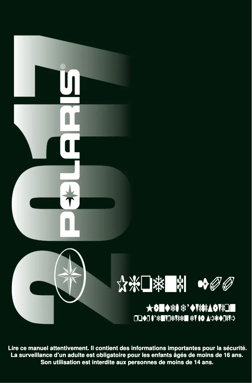 Page n°1 - Manuel utilisateur Polaris Youth Phoenix 200 (2017)