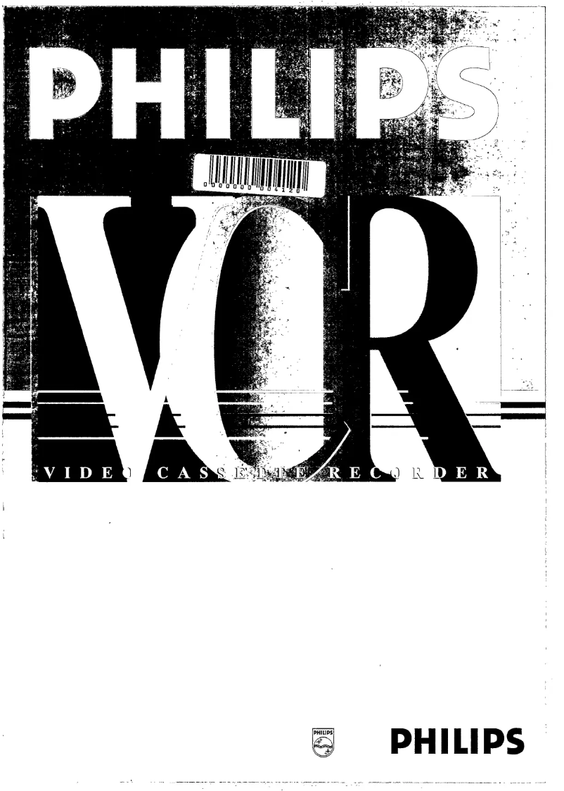 Page n°1 - Manuel utilisateur Philips VR461