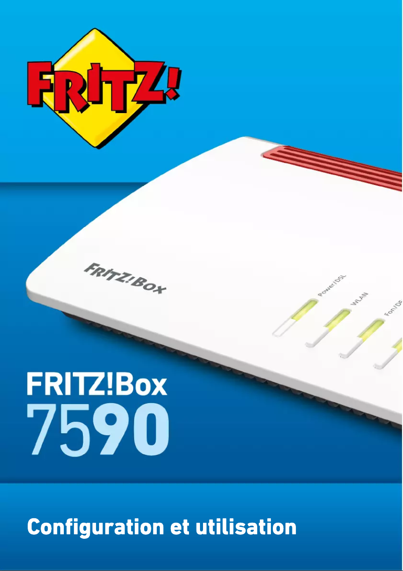 Page 1 de la notice Manuel utilisateur AVM FRITZ!Box 7590