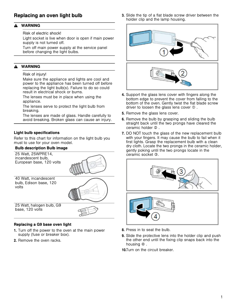 Page 1 de la notice Mode d'emploi Bosch HIIP056U