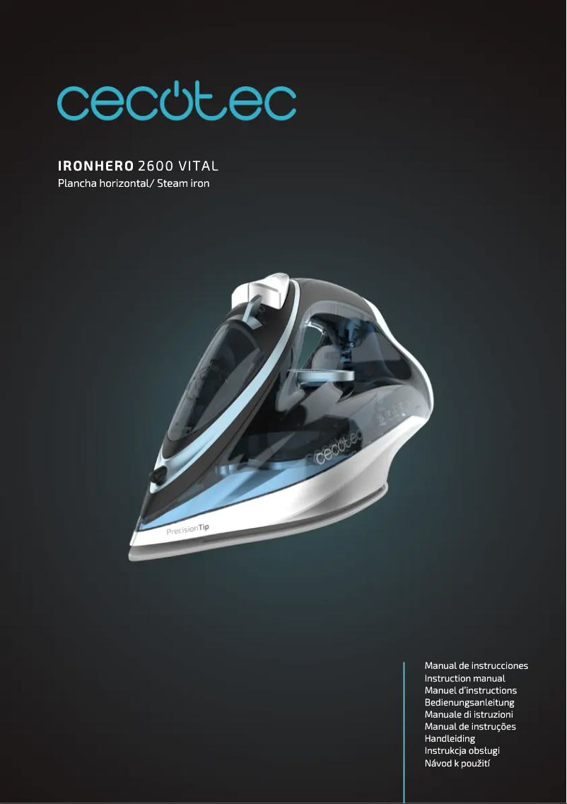 Page n°1 - Manuel utilisateur Cecotec IronHero 2600 Vital