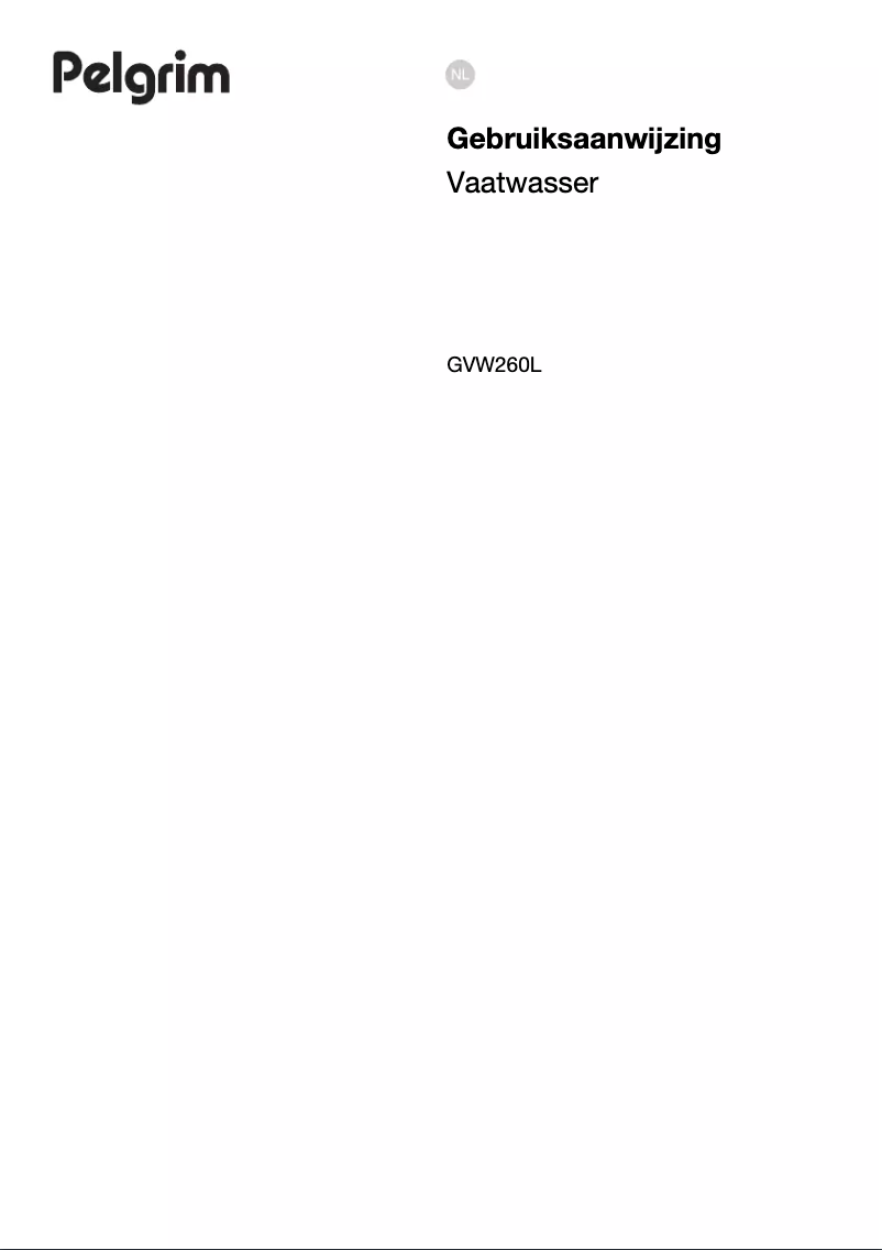 Image de la première page du manuel de l'appareil GVW260L