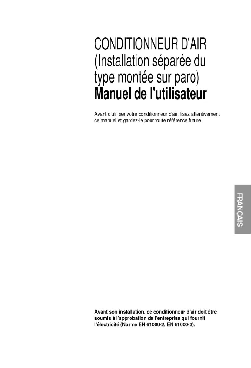 Page 1 de la notice Manuel utilisateur LG LS-C126PWL1