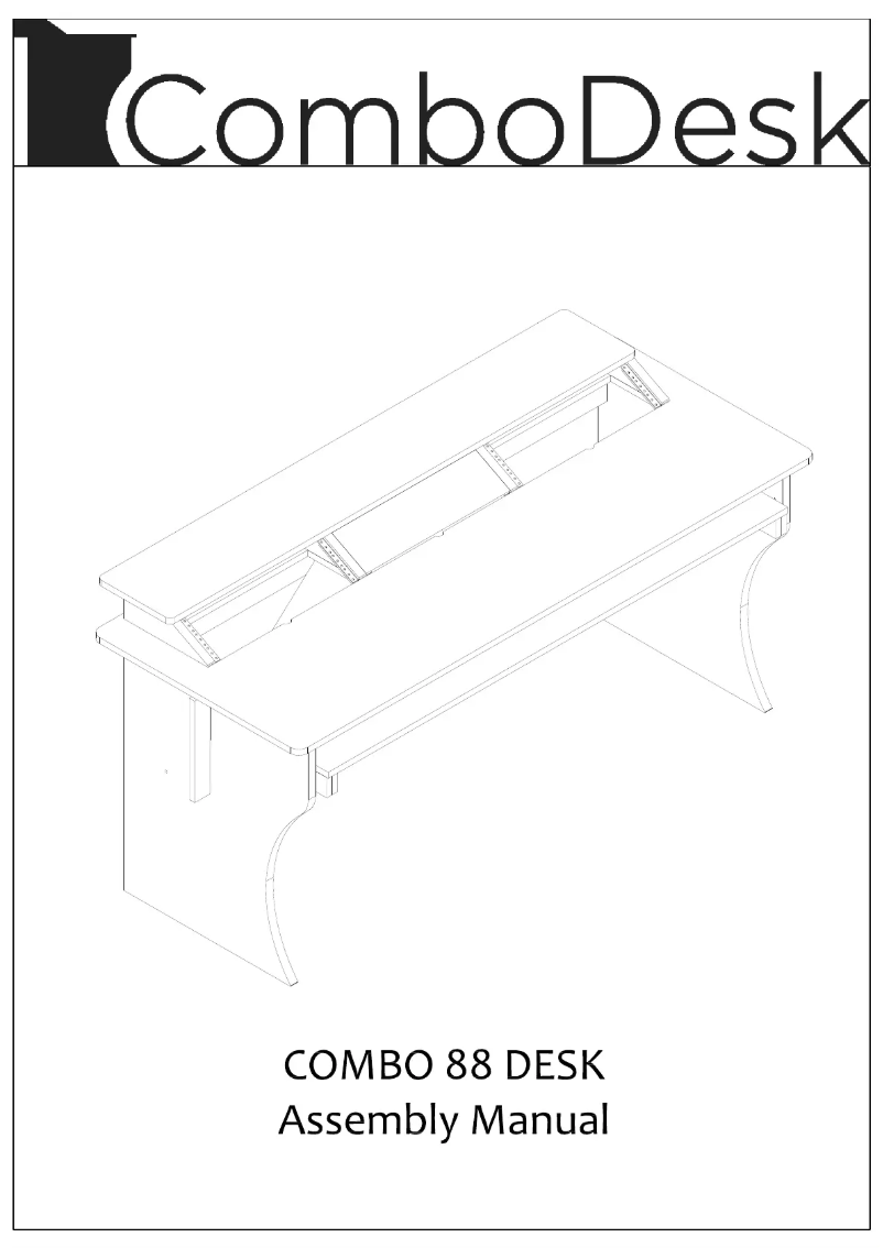Page 1 de la notice Manuel utilisateur Thomann ComboDesk 88