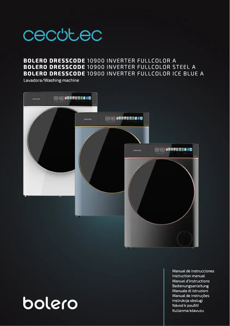 Page 1 de la notice Manuel utilisateur Cecotec Bolero CoolMarket 2D 211