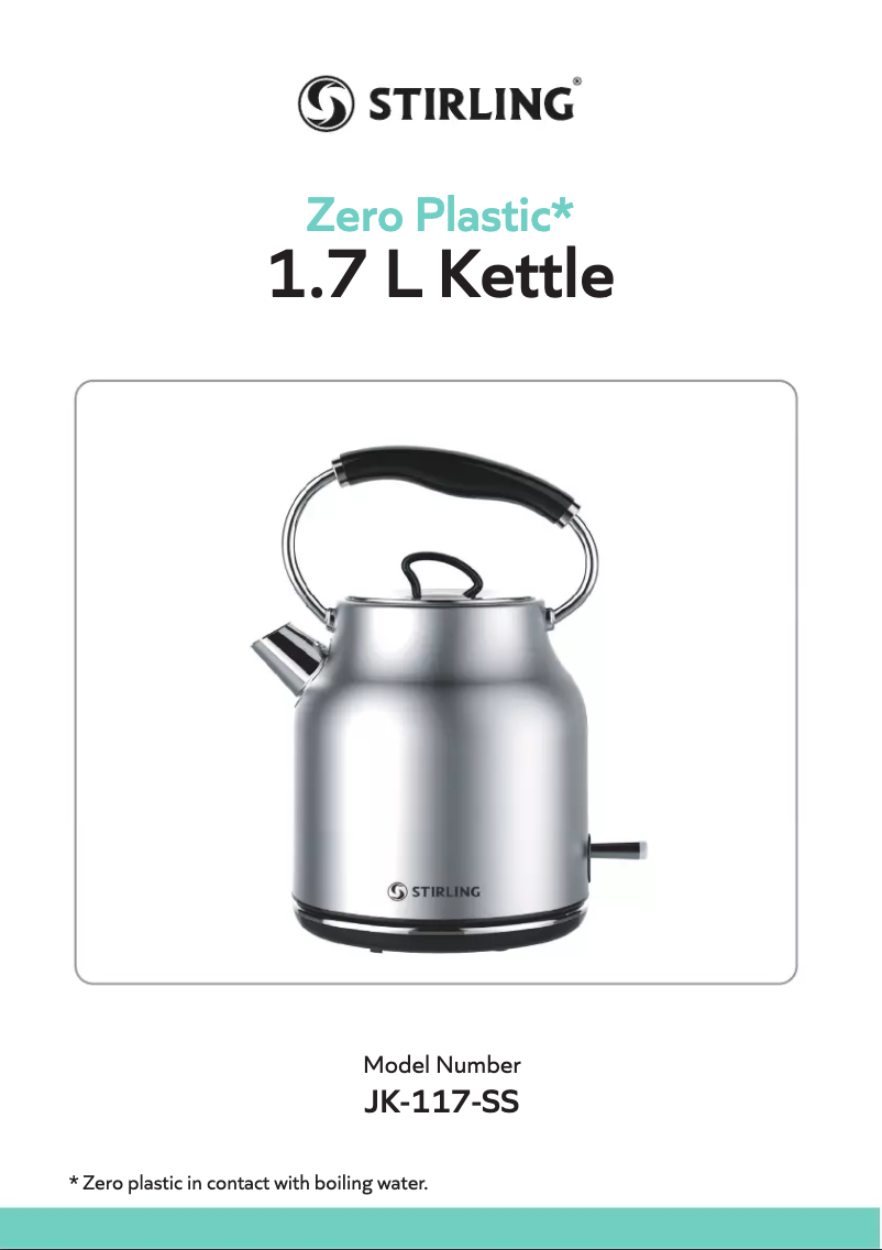 Page n°1 - Guide de démarrage rapide Stirling JK-117