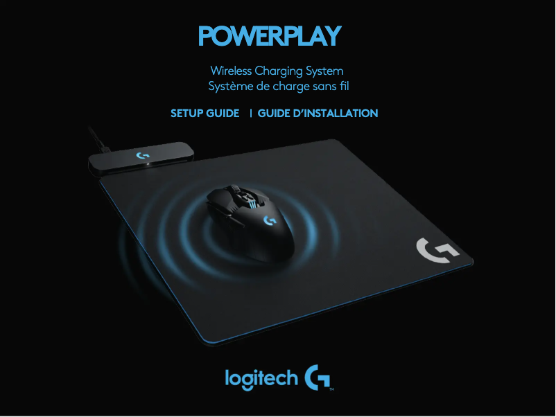 Page 1 de la notice Manuel utilisateur Logitech G POWERPLAY