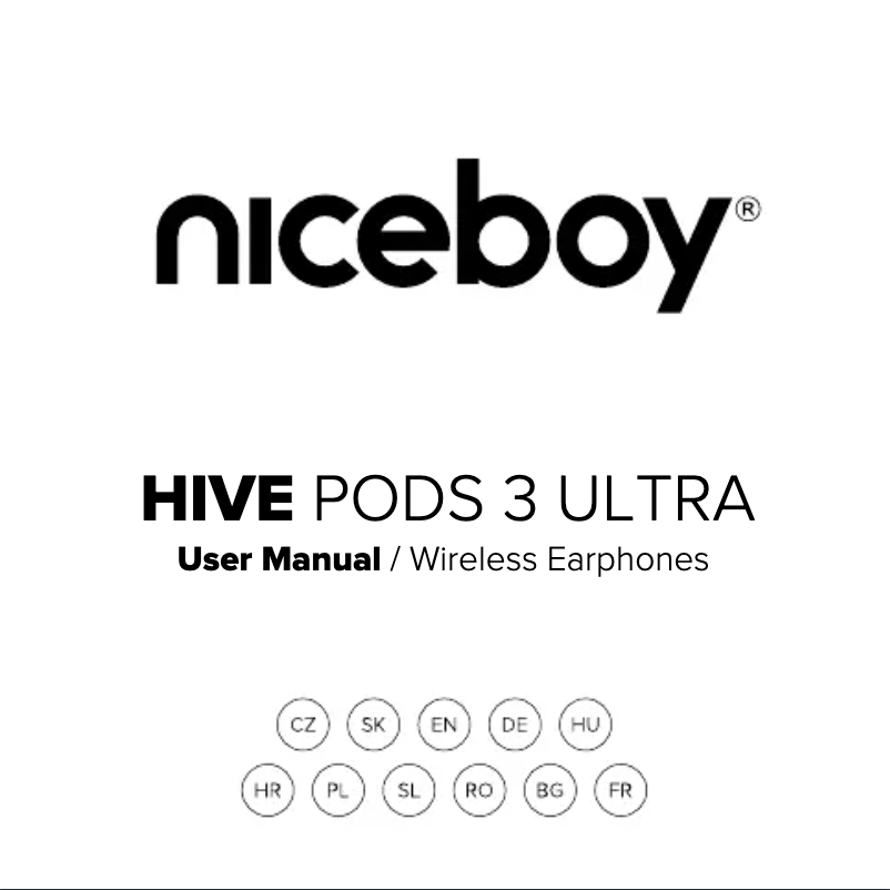 Image de la première page du manuel de l'appareil HIVE Pods 3 Ultra