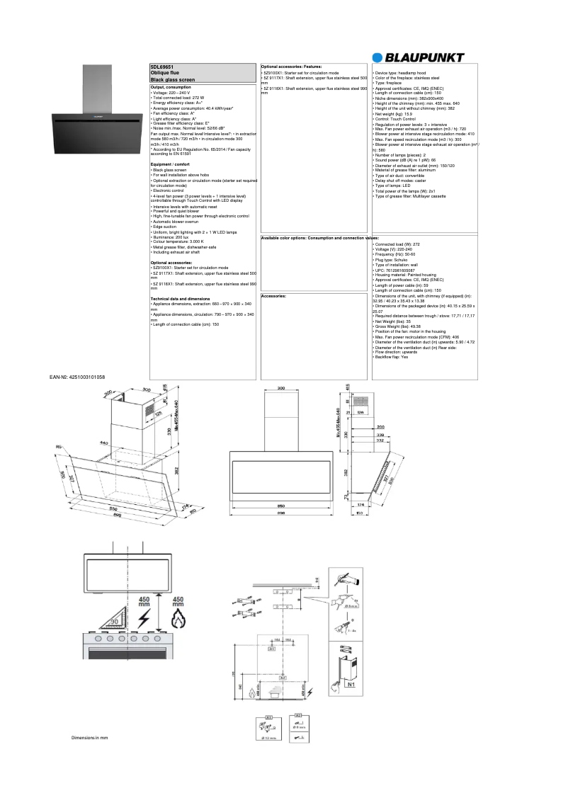 Image de la première page du manuel de l'appareil 5DL69651
