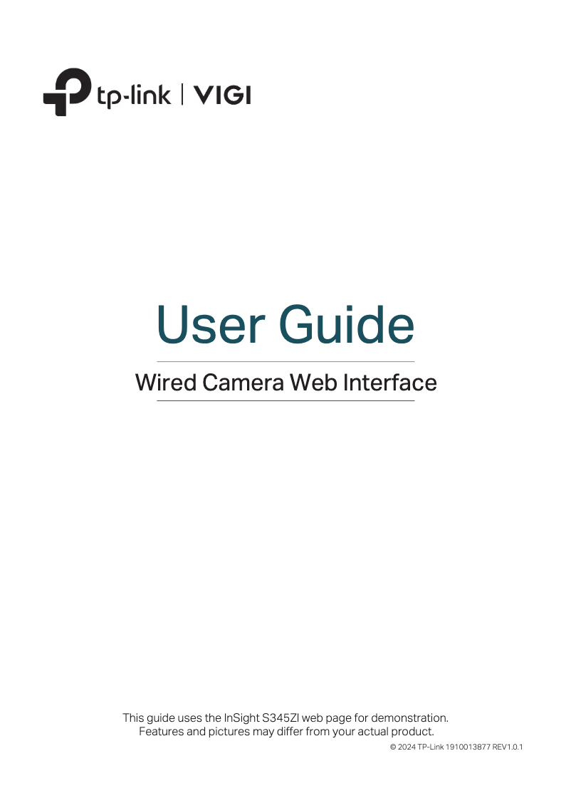 Page n°1 - Manuel utilisateur TP-Link InSight S445