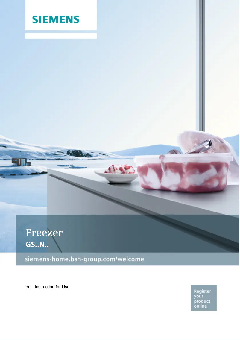 Page n°1 - Manuel utilisateur Siemens GS36NBW3PG