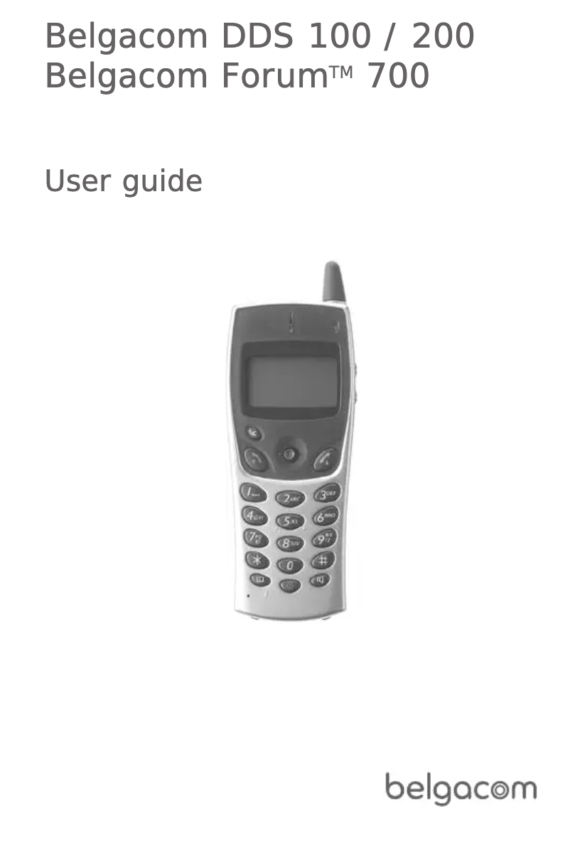 Imagen de la primera página del manual del dispositivo DDS 200