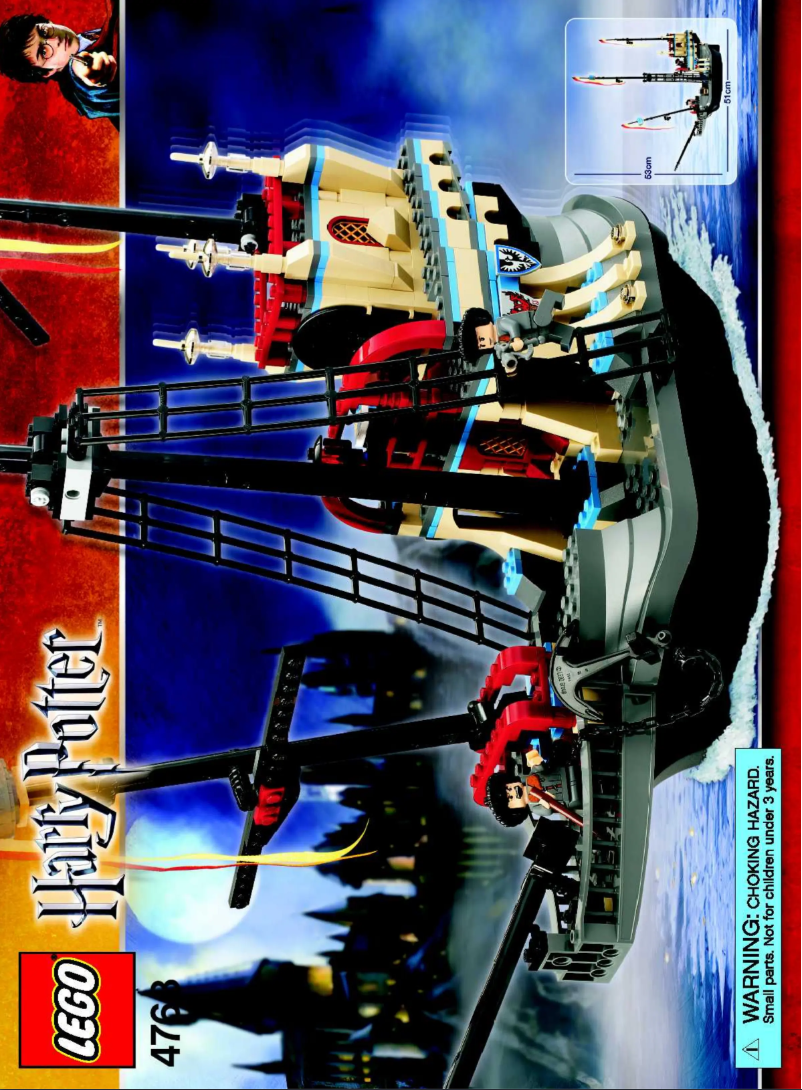 Page 1 de la notice Manuel utilisateur Lego Harry Potter 4768