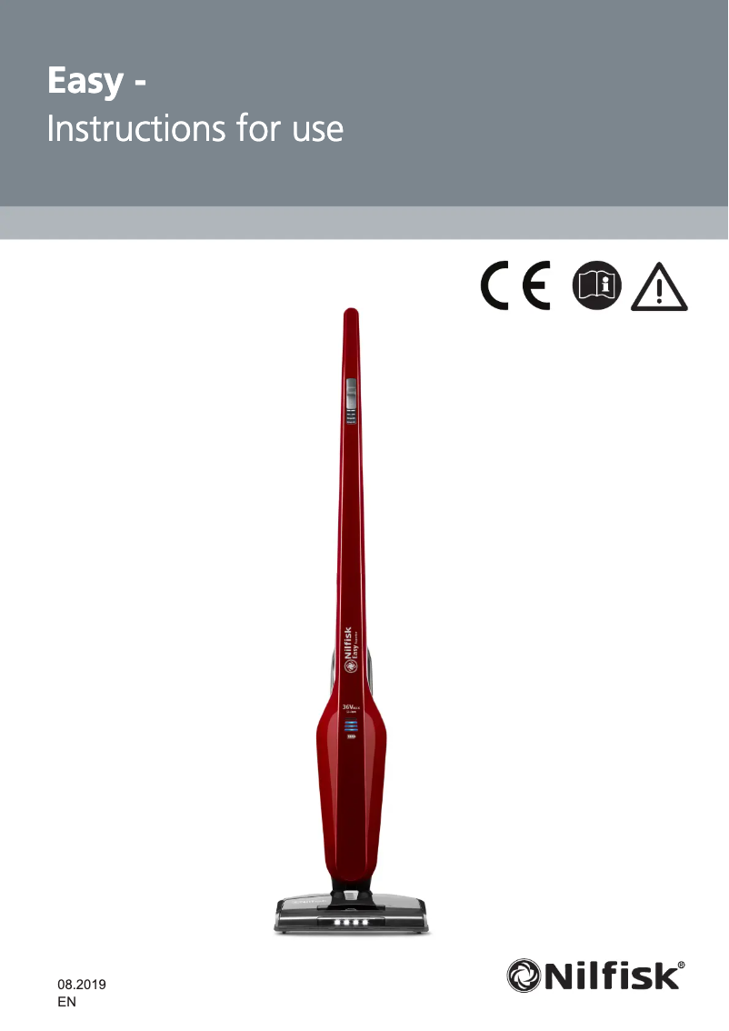 Page 1 de la notice Manuel utilisateur Nilfisk Easy 36VMAX