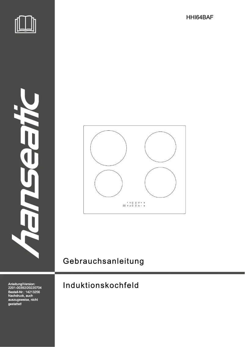 Imagen de la primera página del manual del dispositivo HHI64BAF