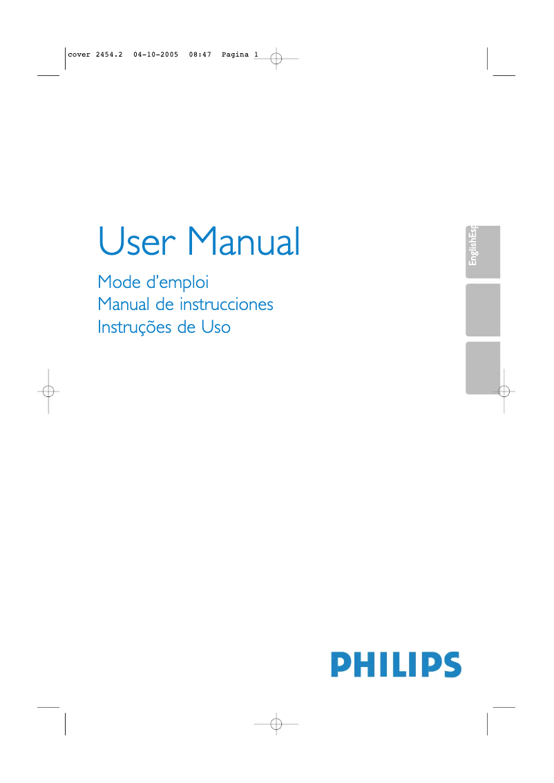 Page n°1 - Manuel utilisateur Philips 50PF9630