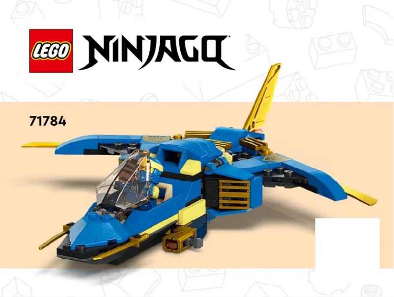 Page 1 de la notice Manuel utilisateur Lego Ninjago 71784