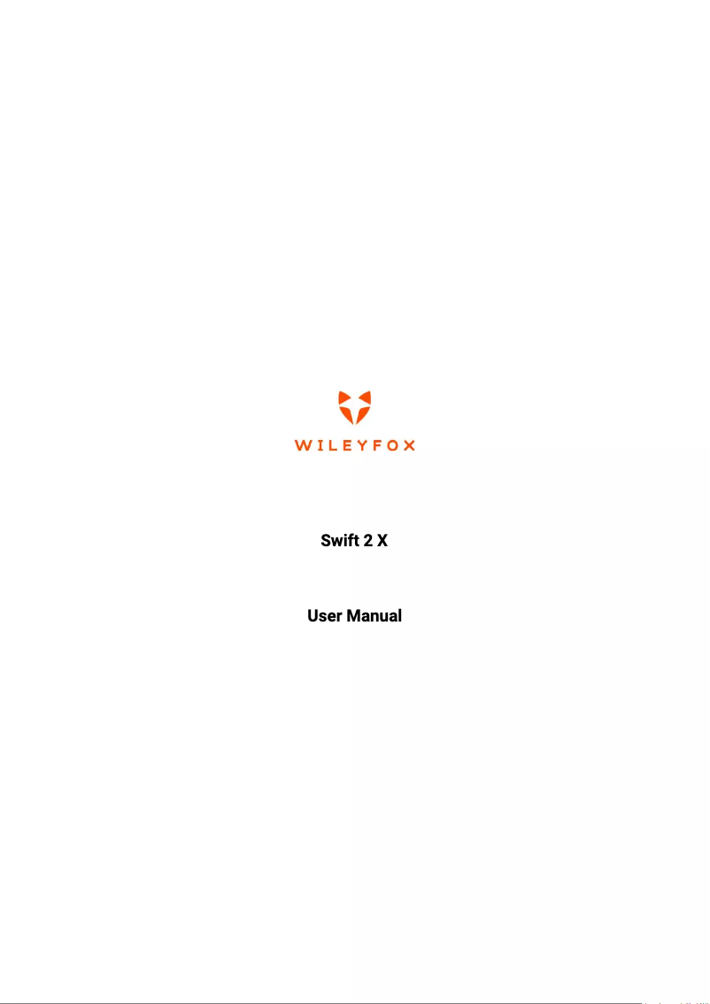 Page n°1 - Manuel utilisateur Wileyfox Swift 2 X