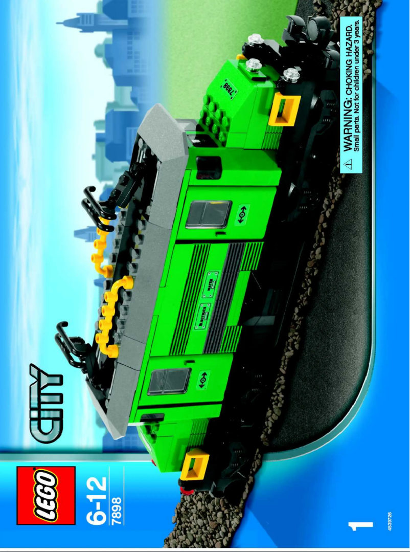 Page 1 of the manual User Manual Lego City 7898