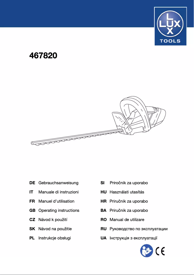 Image de la première page du manuel de l'appareil AHS 18