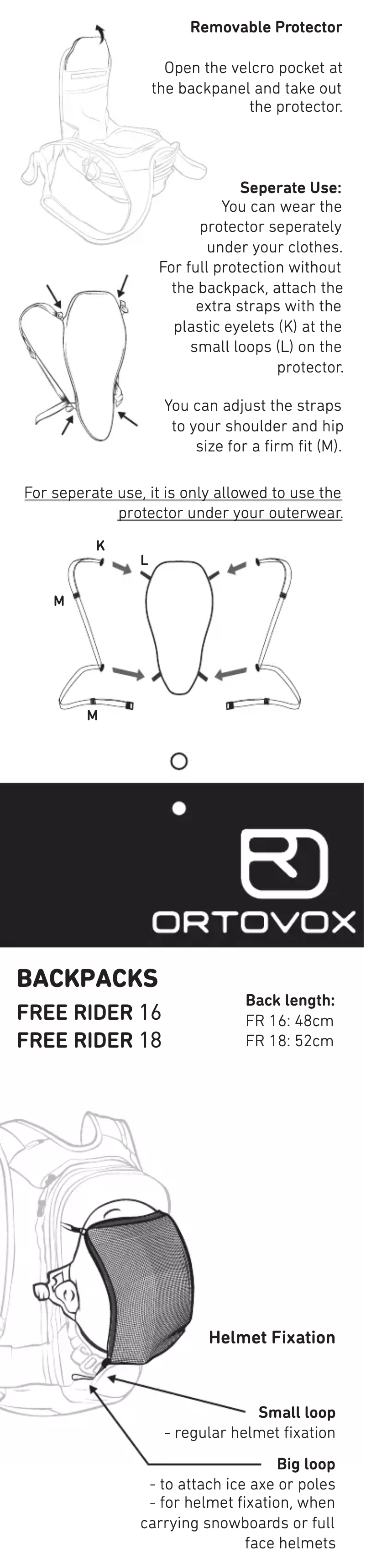 Image de la première page du manuel de l'appareil Free Rider 16